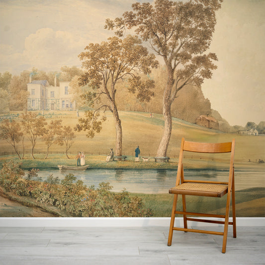 Agatha - Vintage Victorian Country Garden Wallpaper Mural