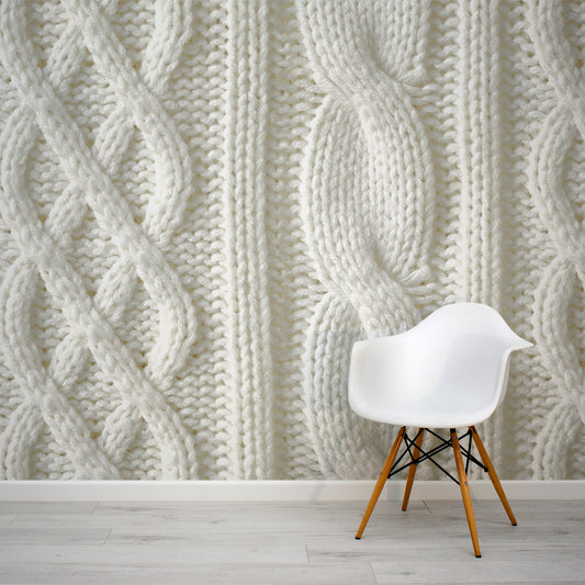 Cozy Wallpaper In Room With White Chair