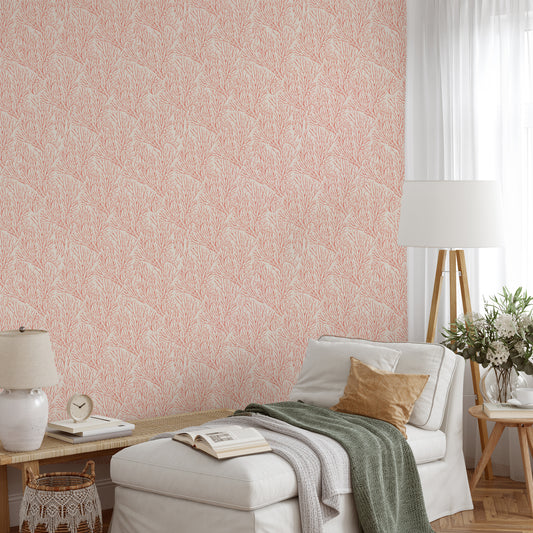 Tide - Coastal Coral Wallpaper Mural