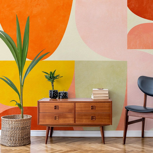 Abstract Wallpaper: Modern Art Mural Ideas