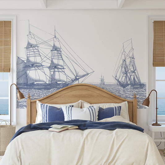 Nelson - Nautical Sailing Ship Wallpaper Mural