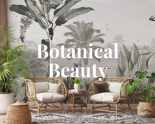 Botanical-beauty-green-tropical-wall-mural