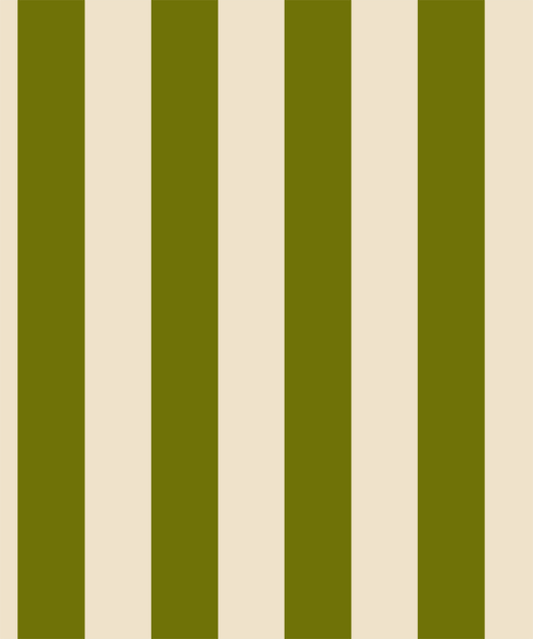Pattern of green and beige vertical stripes