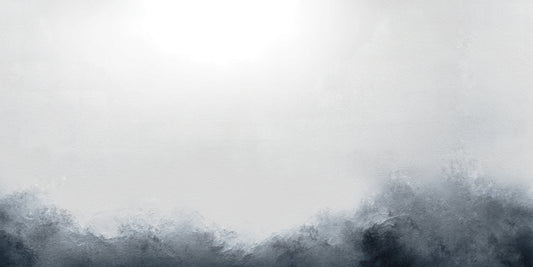 Abstract watercolor texture with black and gray tones on a light gray background