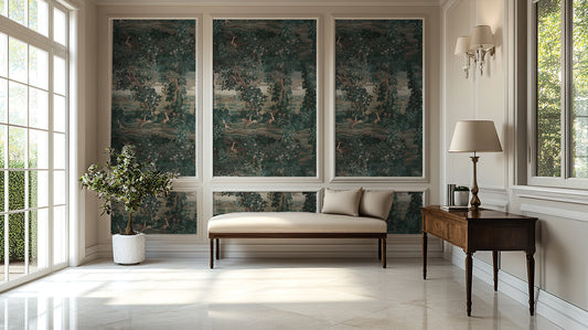 Katharine Wallpaper in a Sun Room 