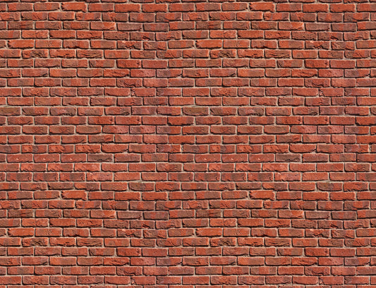 Murus Red Brick Wall Effect Wallpaper Mural Full Panoramic Artwork