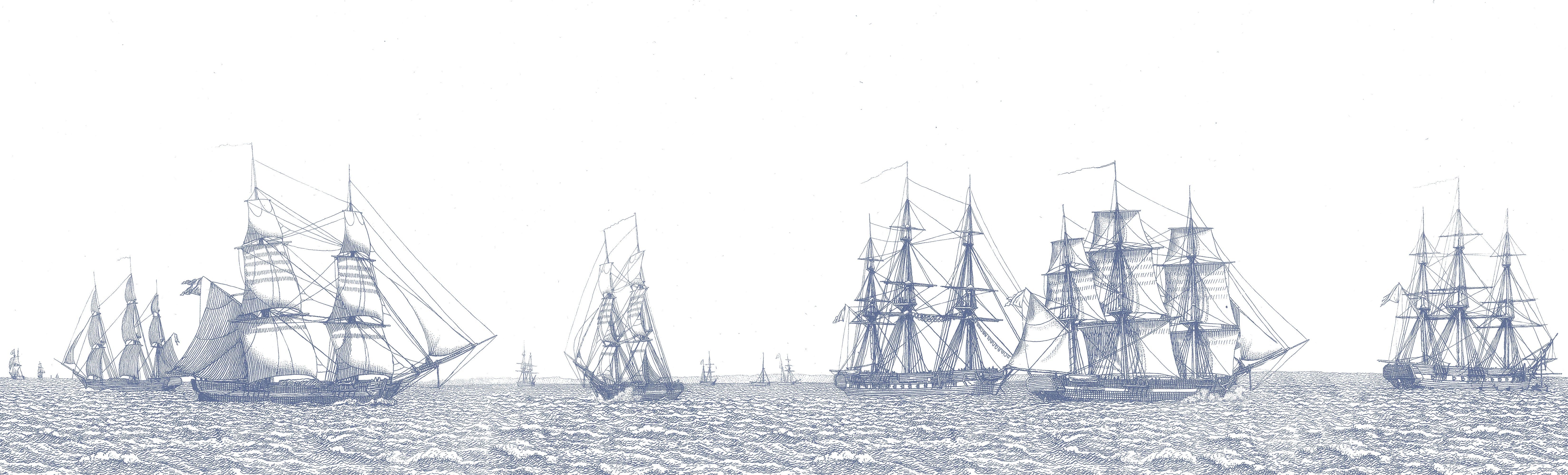 Nelson - Nautical Sailing Ship Wallpaper Mural