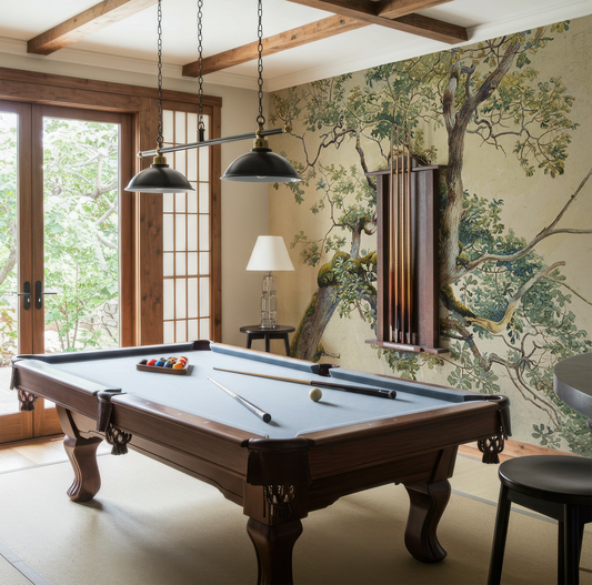 Alder - Tree Branch Watercolour Art Wallpaper Mural