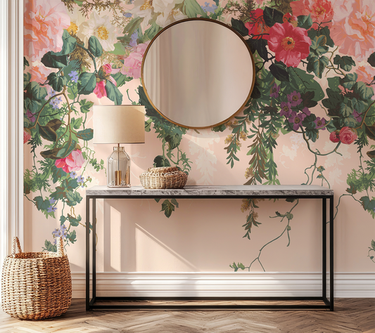Fleur - Vintage Blooming Florals Wallpaper Mural