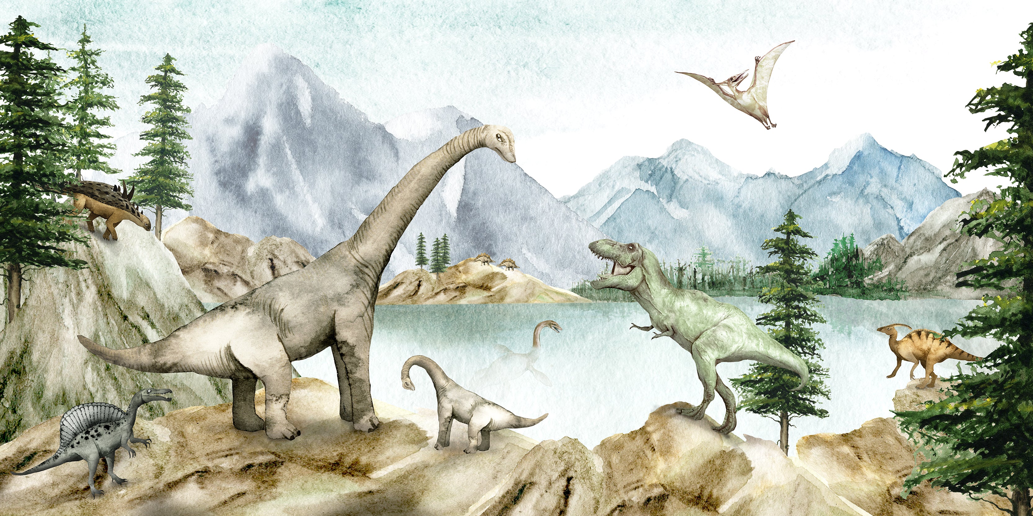 GLWDMB Set van 3 muurkunst, muurschildering, cartoondinosaurus slaapkamer canvas muurkunst dieren poster kinderkamer woondecoratie wandafbeeldingen voor woonkamer, niet ingelijst GLWDMB Set van 3 muurkunst, muurschildering, cartoondinosaurus slaapkamer canvas muurkunst dieren poster kinderkamer woondecoratie wandafbeeldingen voor woonkamer, niet ingelijst