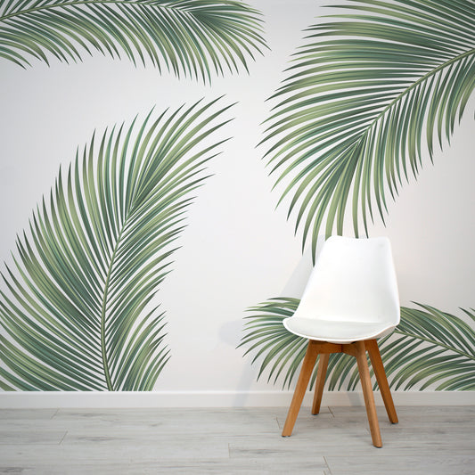 Kona - Tropische palm behang muurschildering