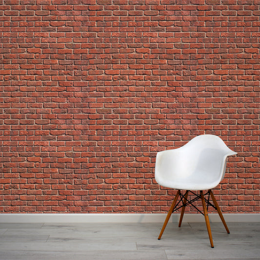 Murus Wallpaper Mural with White Chair