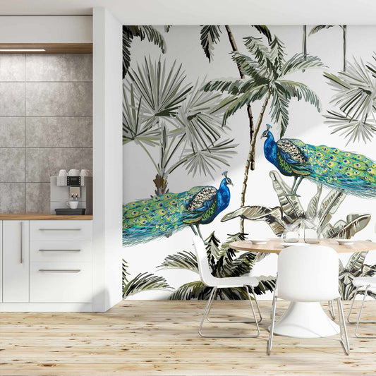 Hybrint wallpaper mural in a kitchen | WallpaperMural.com